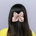 Elegant Pearl Drop Bow Hair Clip 1 pc view 3