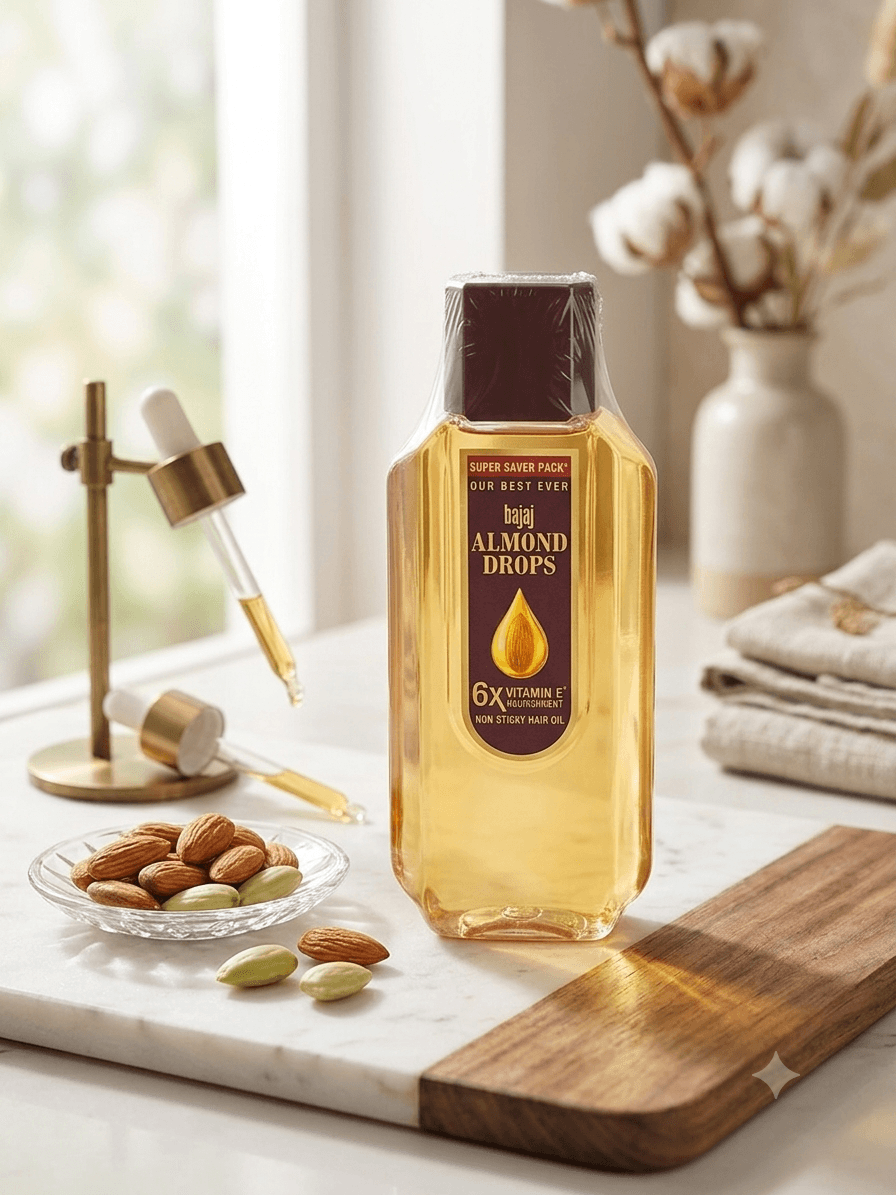 Bajaj Almond Drops Hair Oil Super Saver Pack 725 ml