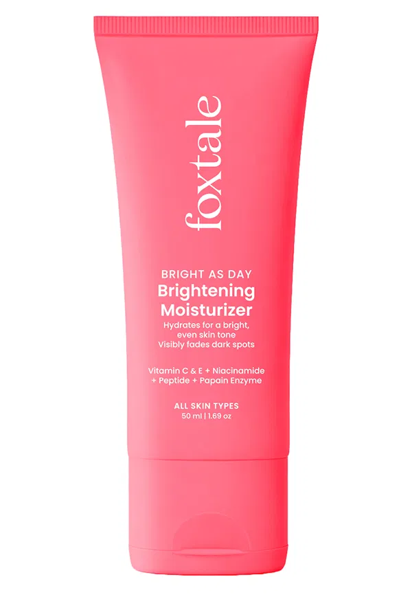 Brightening Moisturiser with Vitamin C & Niacinamide | Size: 50 ml By Foxtale