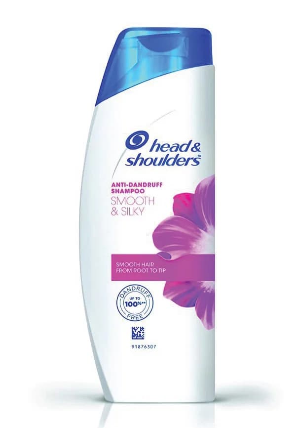 Anti Dandraff Smooth & Silky Shampoo | Size: 180 ml By Head & Shoulders